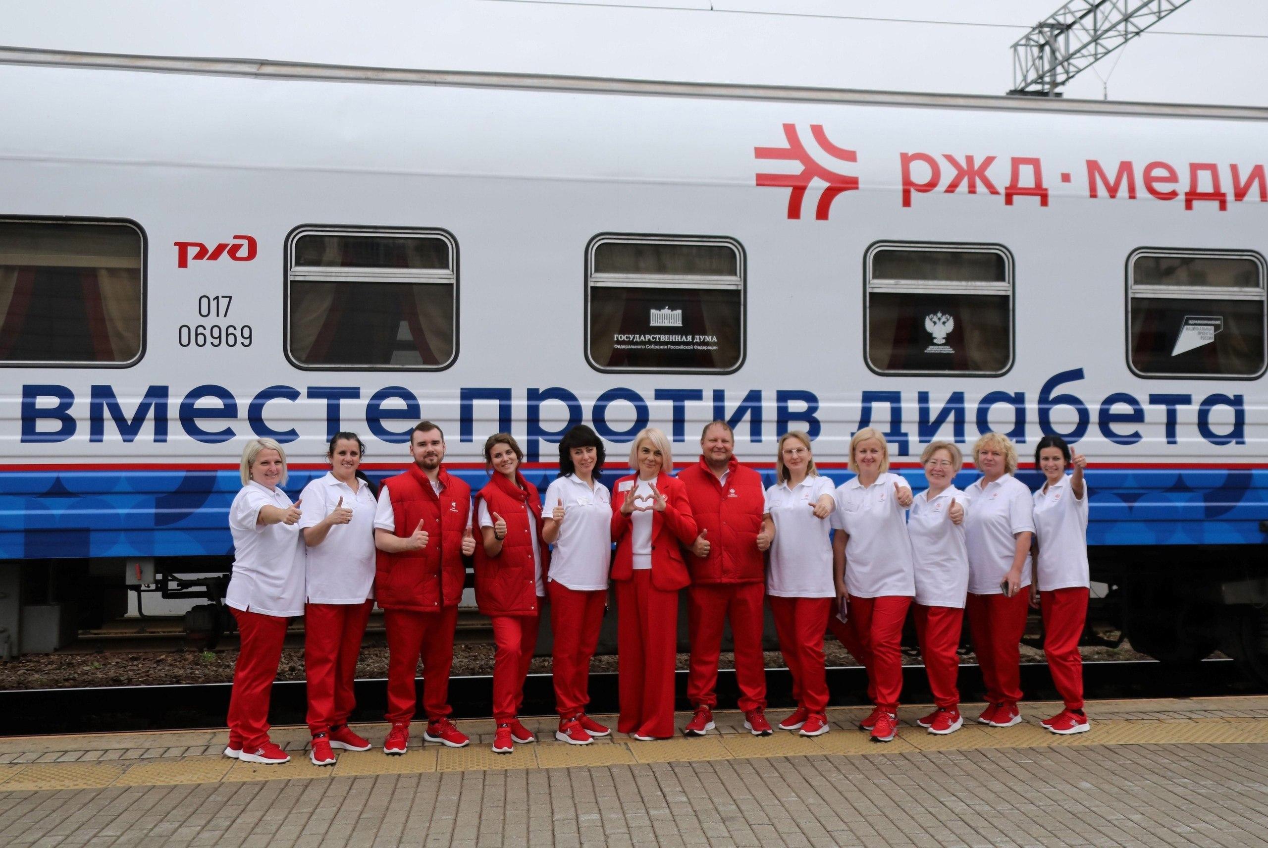 Нацпроект «Здравоохранение»: поезд здоровья обследует граждан  от Владивостока до Москвы.